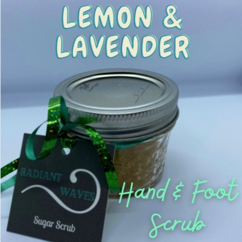Lemon & Lavender hand and foot scrub